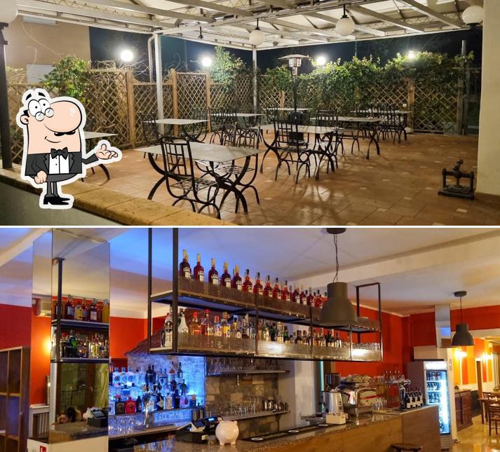 Gli interni di Osteria di Maguzzano