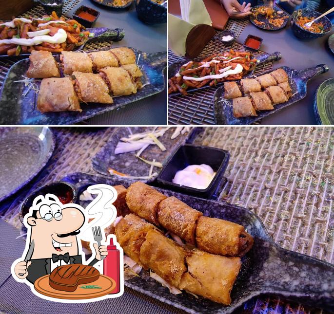 Order meat meals at Eat 'n' Smile Cafe & Restro