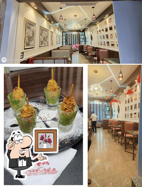 The interior of FoodCosta Firozabad