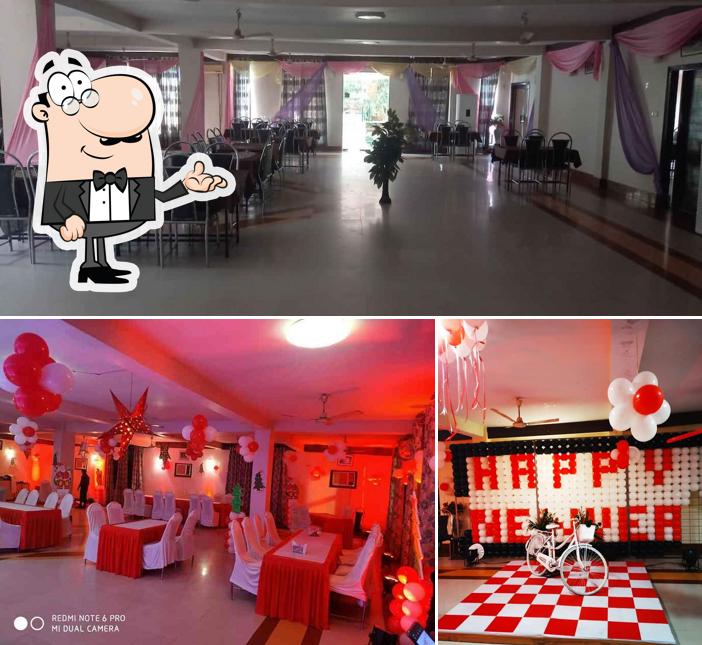 The interior of Hotel Kanishka