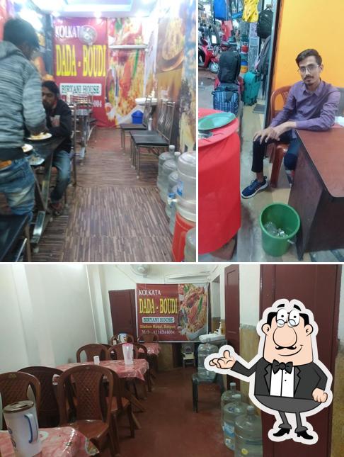 The interior of KOLKATA DADA BOUDI BIRYANI