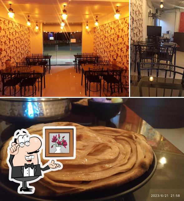This is the photo depicting interior and food at NAMASTE MALWA RESTAURANTS