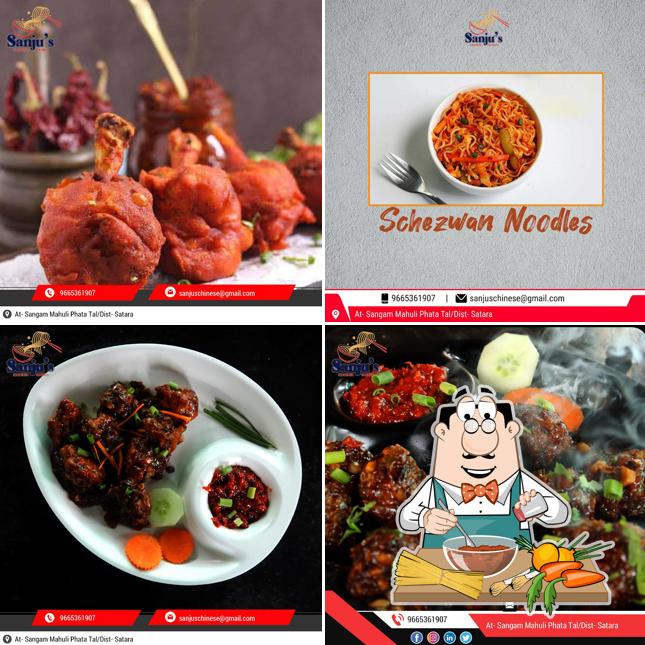 Spaghetti bolognese at Sanju's Chinese Resto