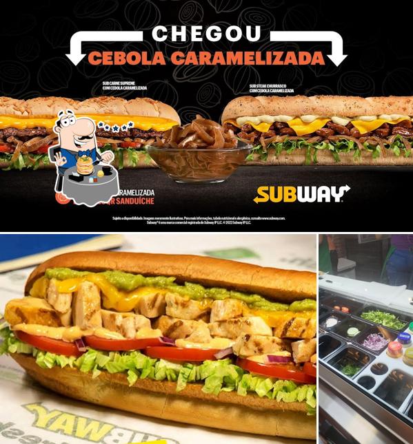 Comida em Subway