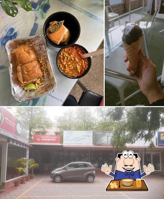Among different things one can find food and exterior at Corner@58 - Gelato Ice Cream & Tea