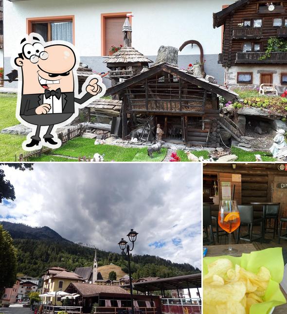 La esterno e interni del ristorante