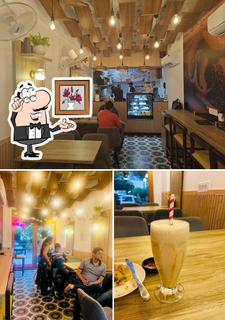 The interior of Brew n Sips