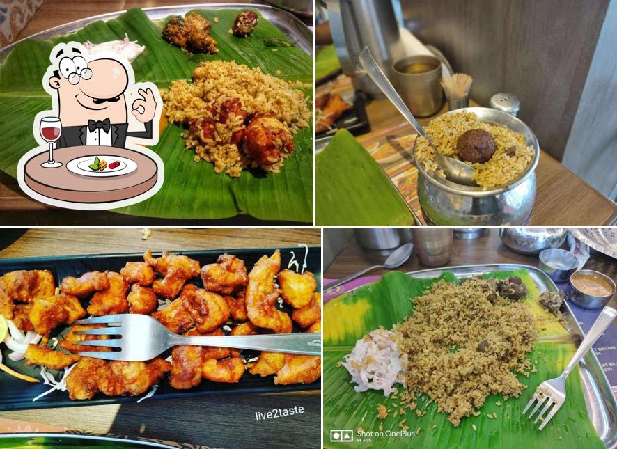 Food at Dindigul Thalappakatti Restaurant