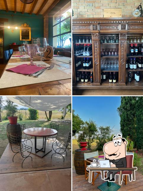 Dai un'occhiata agli interni di Hostaria Caratta