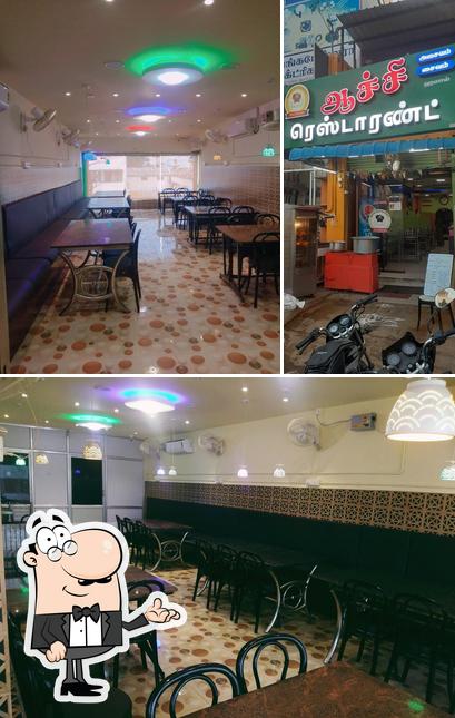 The interior of AACHI RESTAURANT
