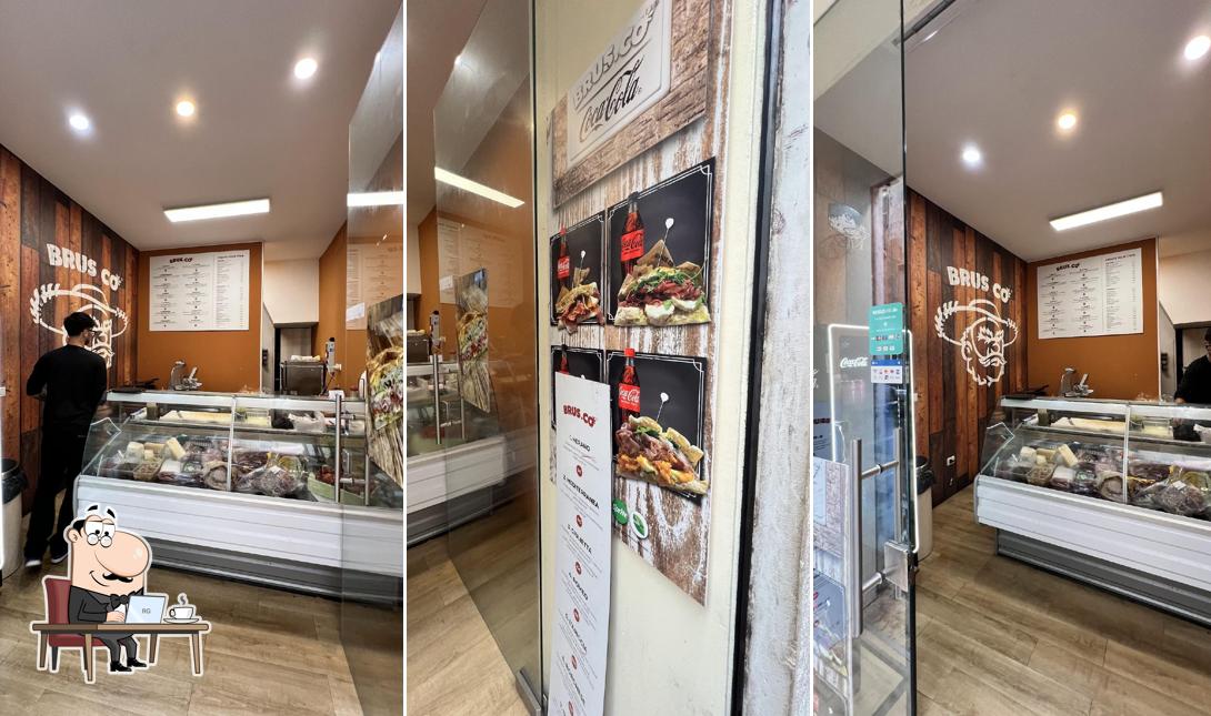 Gli interni di Brusco Panini