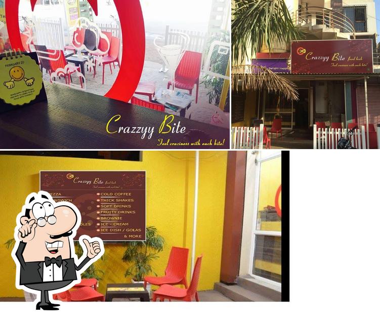 The interior of Crazzyy Bite Food Hub