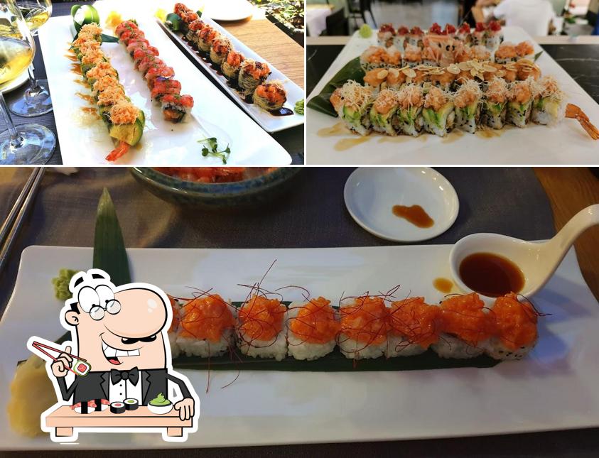 Prova le diverse opzioni di sushi