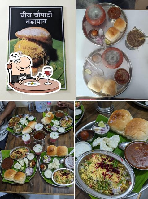 Food at Hotel Puneri Tadka