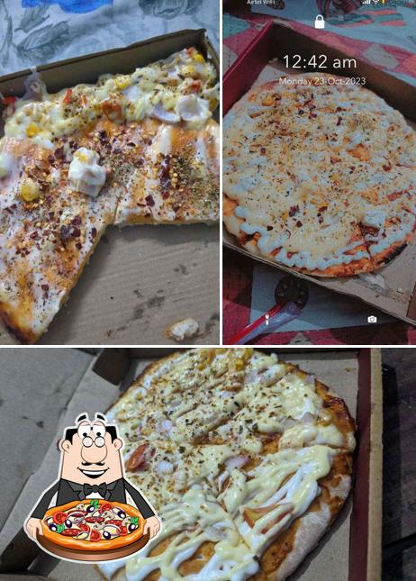 Pick various kinds of pizza