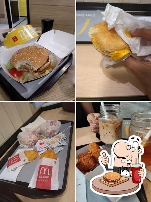 Hamburger at McDonald's