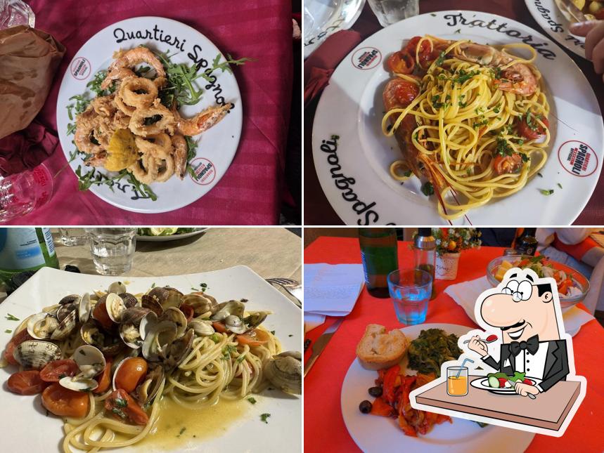 Platti al Trattoria Quartieri Spagnoli