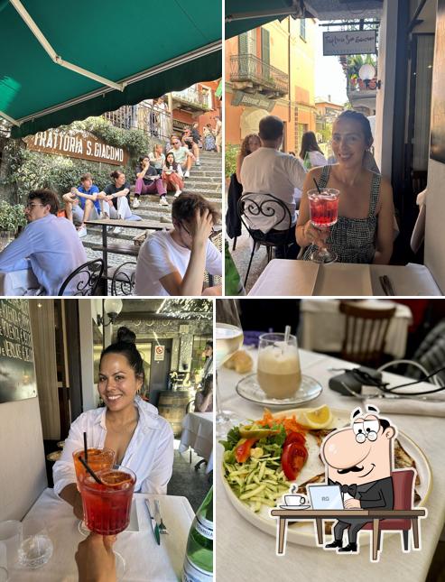 Gli interni di Trattoria San Giacomo