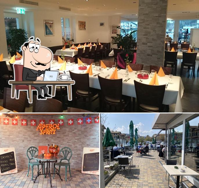 Siediti a un tavolo di Restaurant Hardegg