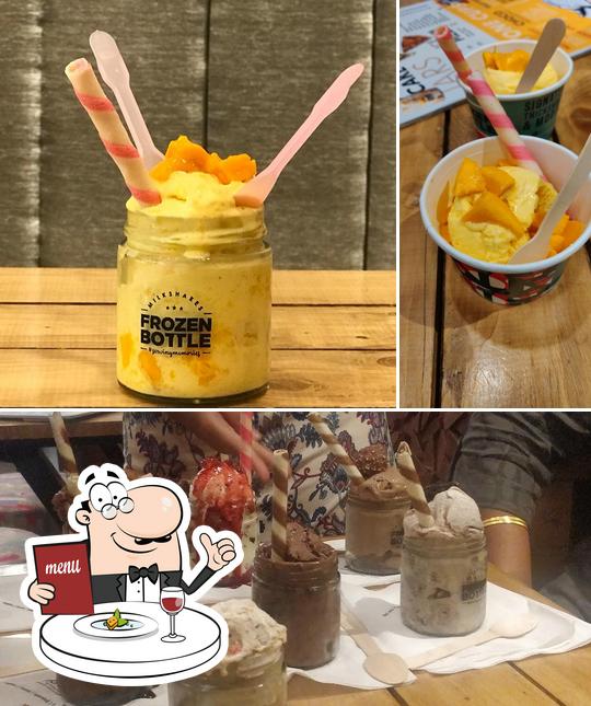 Food at Frozen Bottle - Milkshakes, Desserts, and Ice Cream