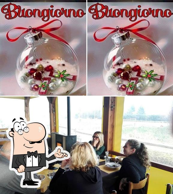Gli interni di Trattoria ai Laghetti