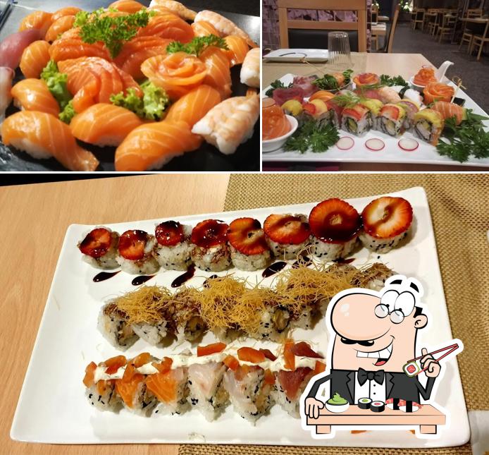 Ordina le diverse opzioni di sushi
