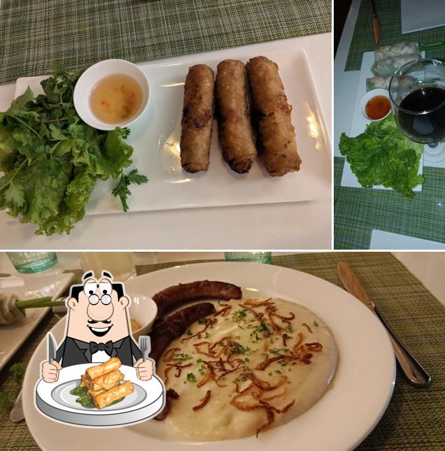 Spring rolls at Bel-Ami restaurant & café
