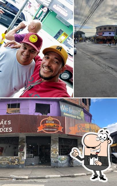 Esta é a ilustração ilustrando exterior e comida no Eterna Rainha da Noite