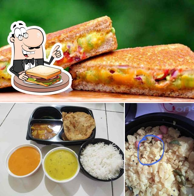 Grilled cheese sandwich at Gujju Rocks