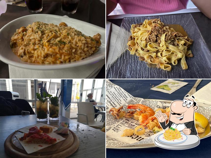 Spaghetti alla carbonara al IL RIFUGIO DEGLI ANGELI BEACH CERVIA