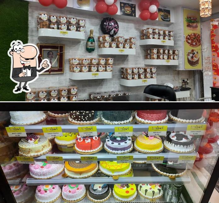 The interior of The London Bakery