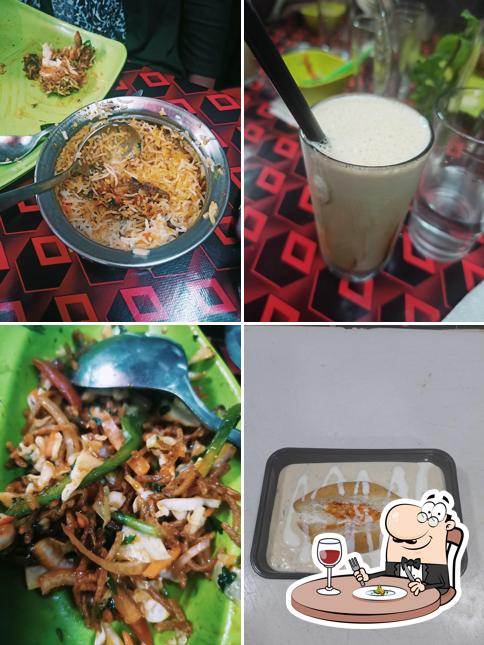 Food at Surya restaurant