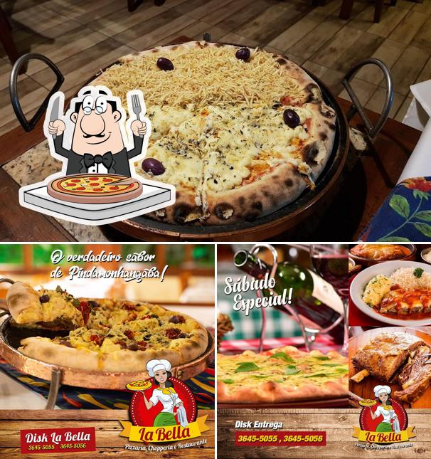Experimente diferentes variedades de pizza