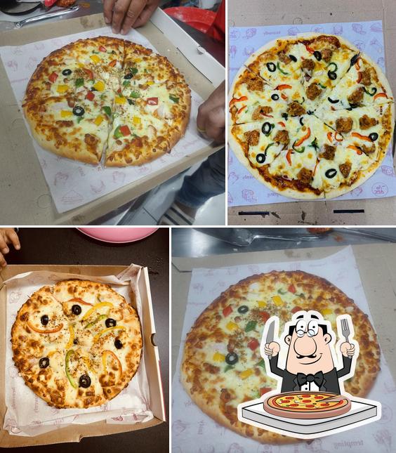 Try out various types of pizza
