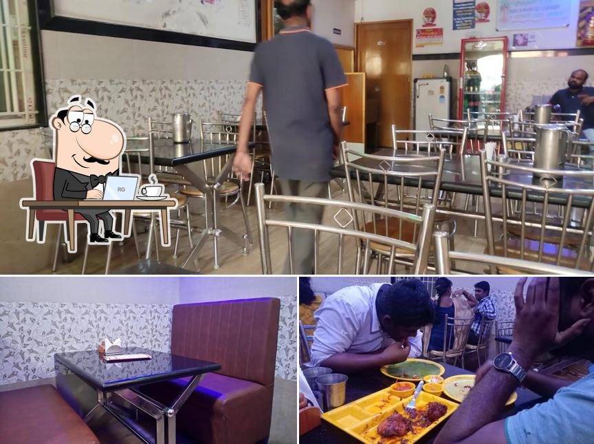 Take a seat at one of the tables at TEXX DOTS