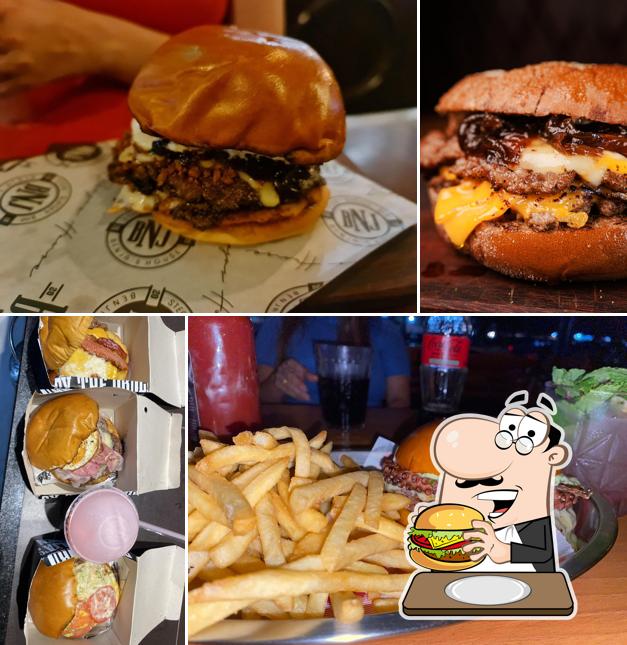 Os hambúrgueres do Benjas irão satisfazer uma variedade de gostos