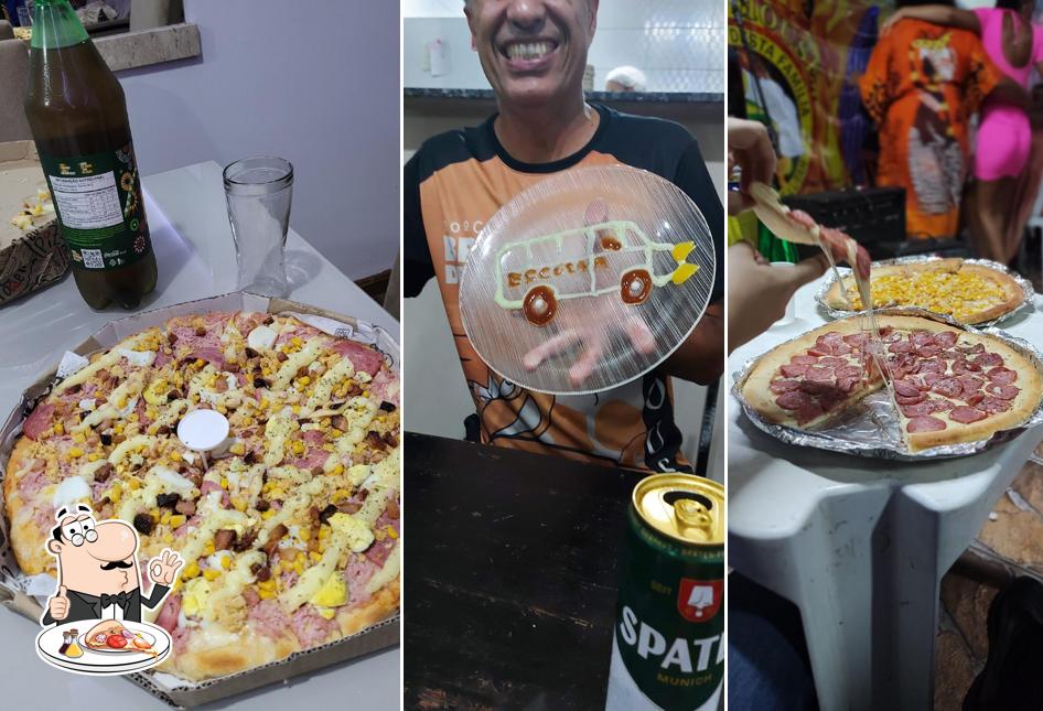 Escolha pizza no Cantinho da Pizza