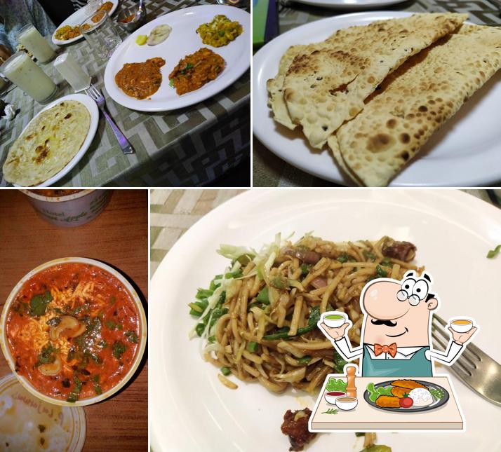 Food at Green Apple Restaurant