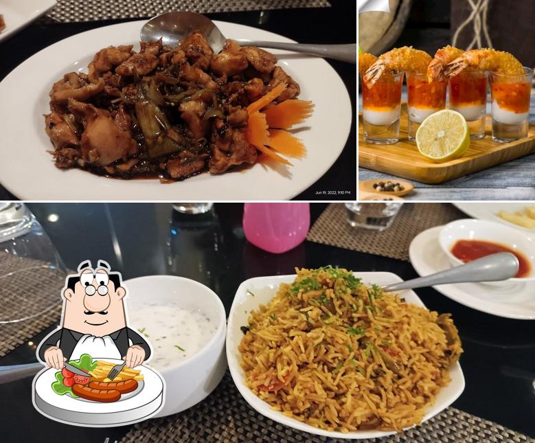 The restaurant's food and beverage