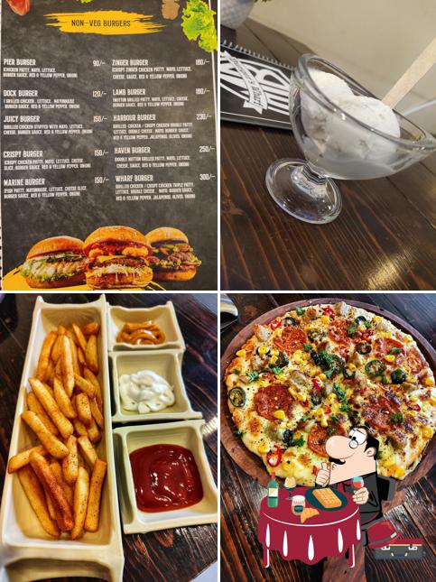 Burger's Wharf provides a selection of sweet dishes