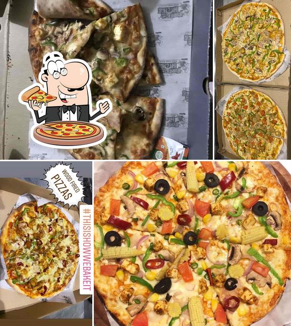 Pick pizza at Fire-N-The Hole Wood Fired Pizzas