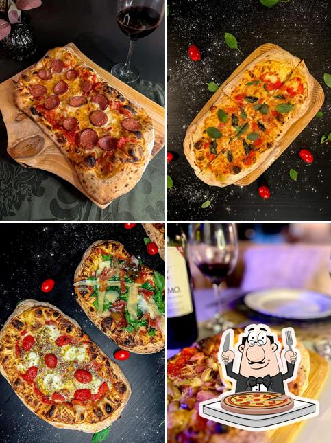 Escolha pizza no Forneria Corleone Gramado
