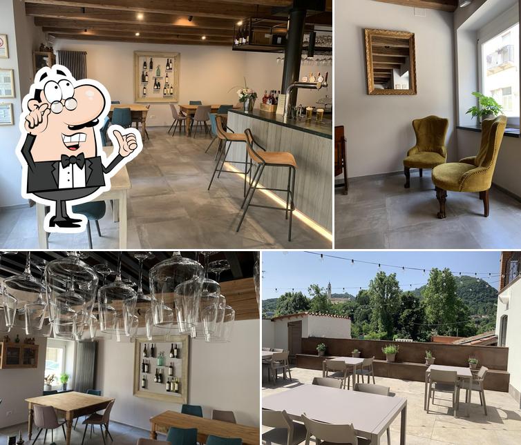 Gli interni di Hosteria Borgo Dieci