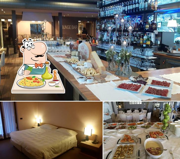 La cibo e interni del ristorante