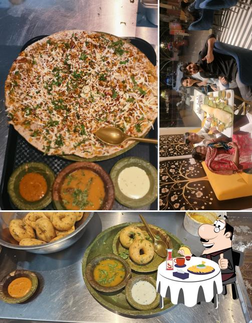 Cheese plate at Madhuram south indian restaurant jal Mahal Jaipur