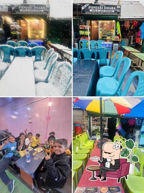 The interior of Vaishno Punjabi Dhaba