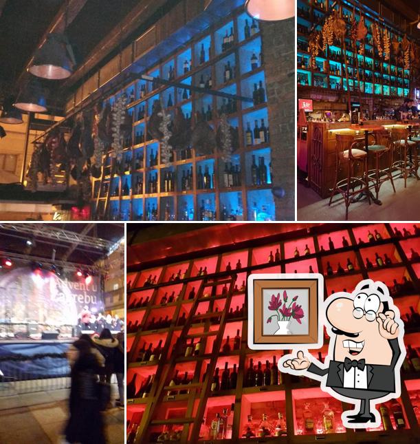 Gli interni di La Bodega Zagreb