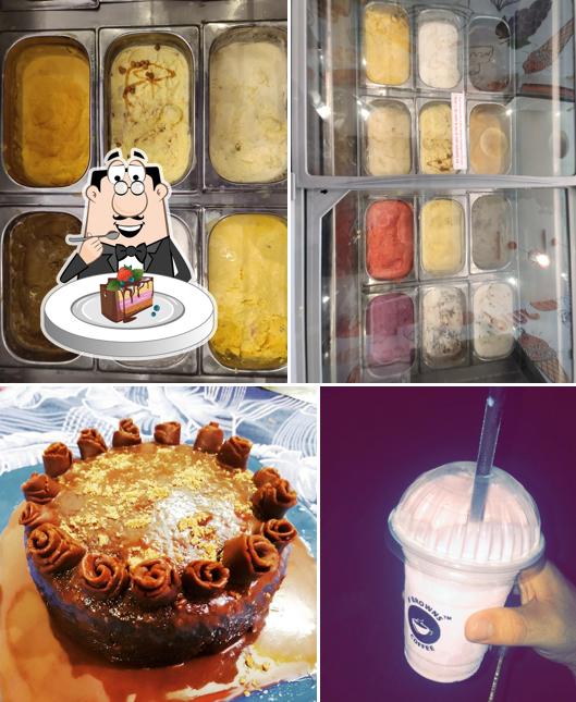 Chocolate cake at Café Delite