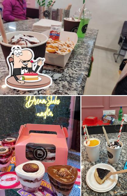 Dream Shakes & Co. (Cakes and More) (Kurji) serves a variety of desserts