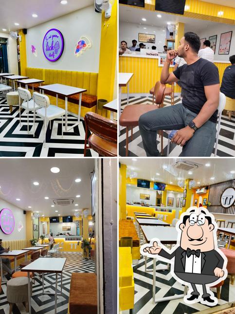 The interior of Frozen Bottle - Milkshakes, Desserts, and Ice Cream